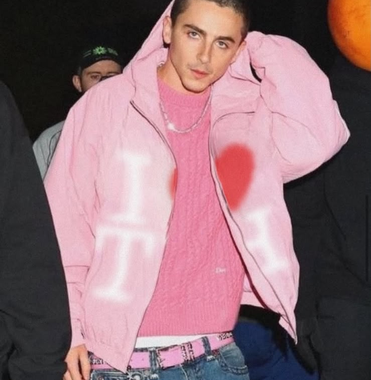 Chaqueta rosa I love TH