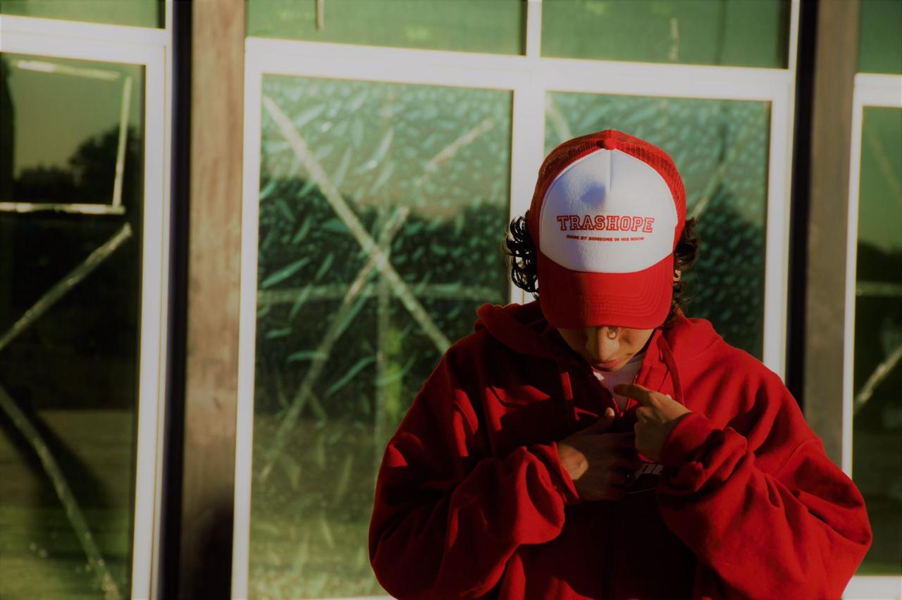 Trucker cap roja Trashope